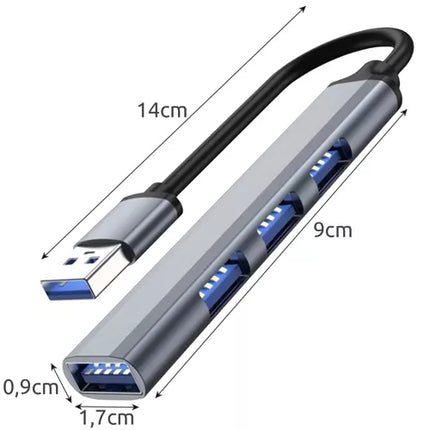 USB rozbočovač - 1 port 3.0 + 3 porty 2.0 Izoxis 23316