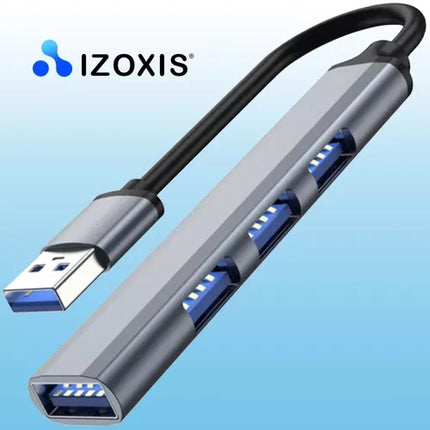 USB rozbočovač - 1 port 3.0 + 3 porty 2.0 Izoxis 23316