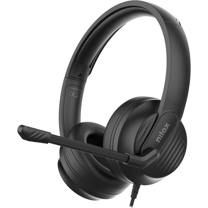 USB headset s ENC, nastavitelný mikrofon, USB-C/USB-A