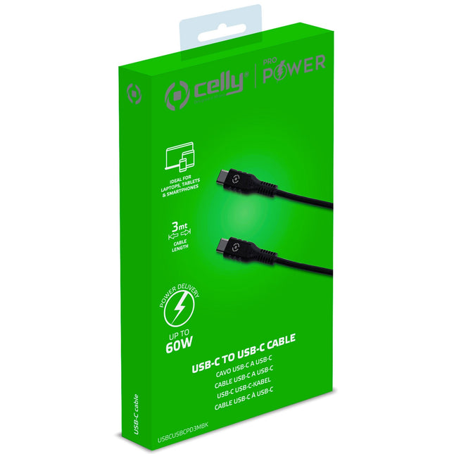 Kabel USB-PD USB-C - USB-C 60W 3m
