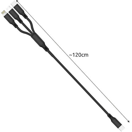 USB kabel 3v1 Izoxis 22194