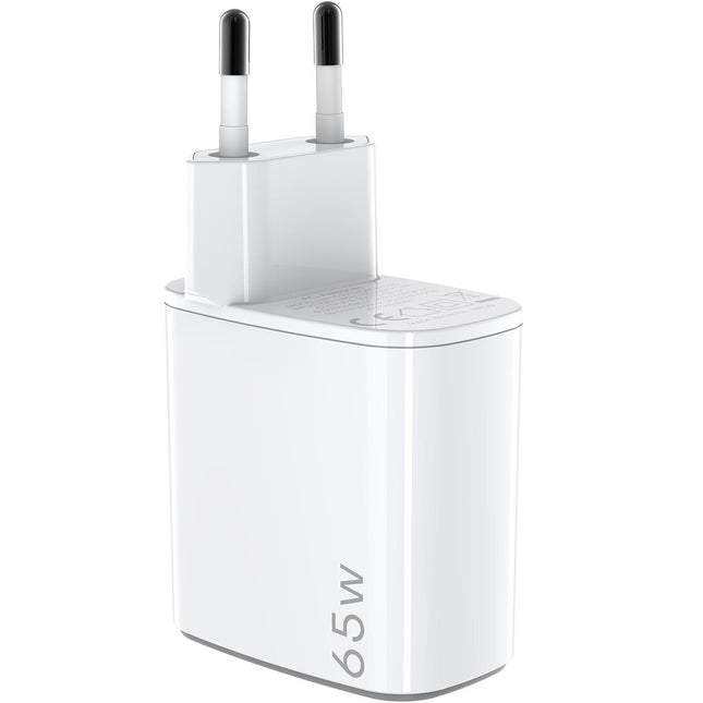 USB nabíječka GaN 1 x USB-A + 2 x USB-C PD 65W