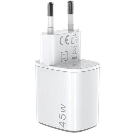 USB nabíječka GaN 2 x USB-C PD 45W