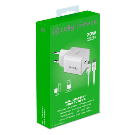 USB nabíječka USB-C PD 20W + USB-C kabel