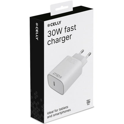 USB nabíječka USB-C PD 30W, bílá