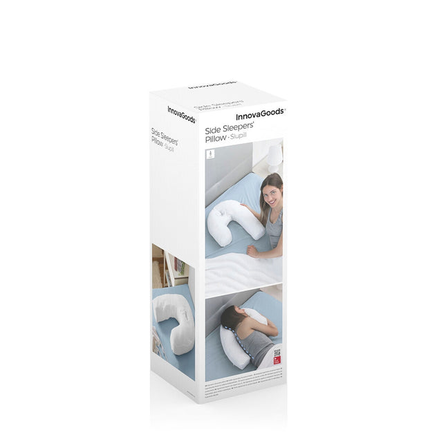 Ergonomický polštář U pro spaní na boku Slupill InnovaGoods