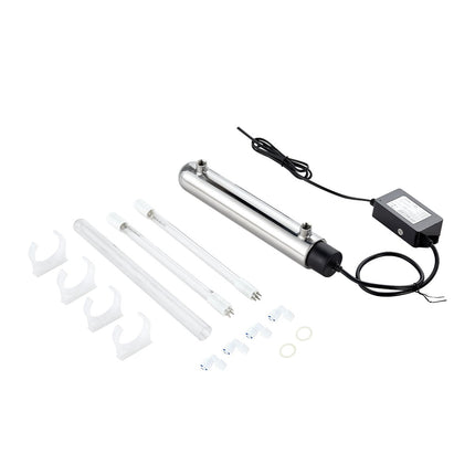 UV Water Purifier 12W 1 GPM 220V, Stainless Steel