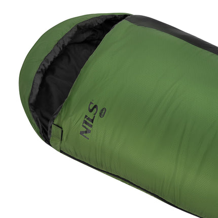 Ultralehký spacák, černo-zelená, 5-20C, 710g