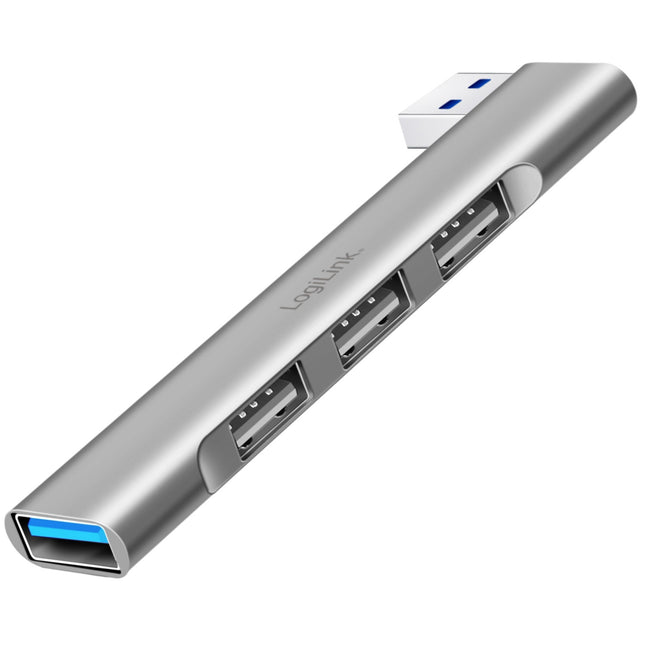USB-A hub ultratenký 4portový, 1 x USB-A3.0, 3 x USB-A2.0