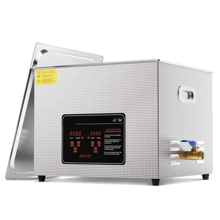 Ultrasonic Cleaner 15L, 40kHz, Timer and Heater