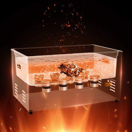 Ultrasonic Cleaner 22L with Heater, Timer, Basket 480W