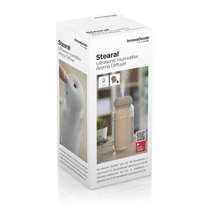 Ultrazvukový zvlhčovač a aroma difuzér s LED Stearal InnovaGoods