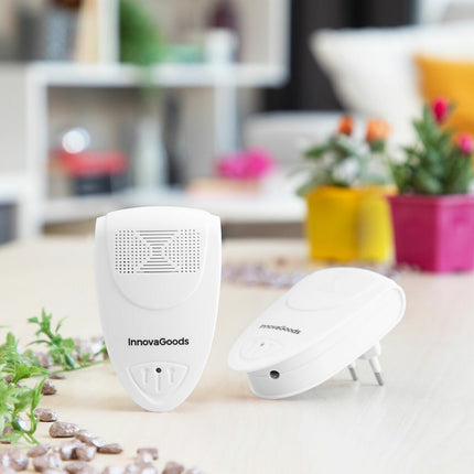 Ultrazvukový odpuzovač škůdců KL Duo InnovaGoods 2 ks