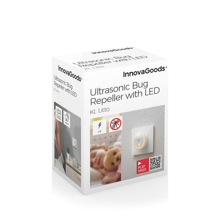 Ultrazvukový odpuzovač s LED KL Litto InnovaGoods