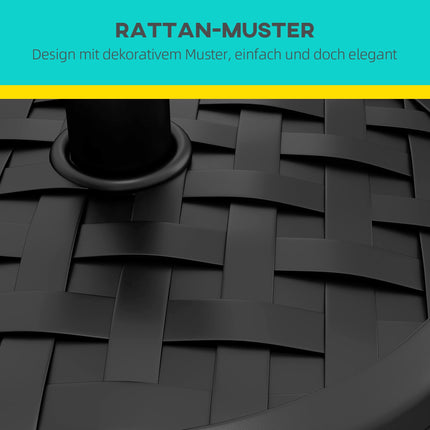 Stojan pod slunečník, HDPE s betonem, pro tyče 32-48mm