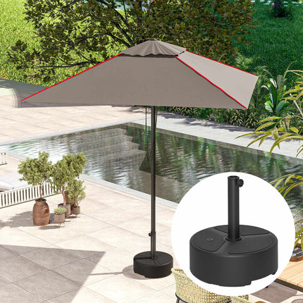 Stojan pod slunečník, HDPE, 20kg, pro tyče 38-48mm