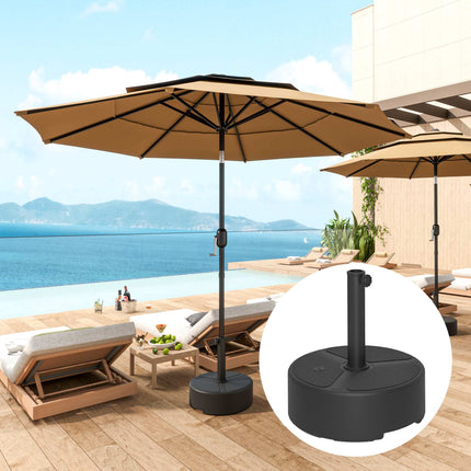 Stojan pod slunečník, HDPE, 20kg, pro tyče 38-48mm