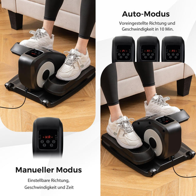 Elektrický eliptický trenažér pod stůl pro seniory, tichý fitness přístroj