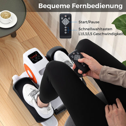 Elektrický eliptický trenažér pod stůl s displejem