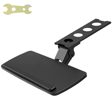 Under-Desk Keyboard Tray, Slide-Out, Adjustable Tilt 25x9.8 in
