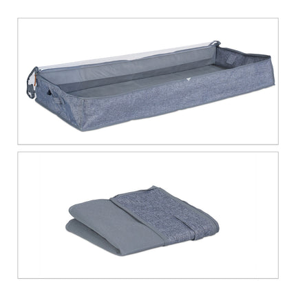 Úložné tašky pod postel, skládací se zipem, 3 ks