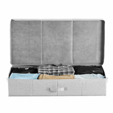 Underbed Storage Bins With Lids, 48L Gray, 2 Pack