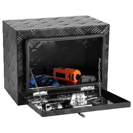 Underbody Aluminum Truck Tool Box, 18x12x14 in, Lockable Waterproof