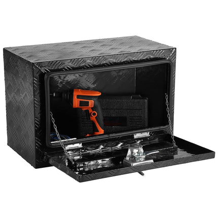 Underbody Truck Tool Box, 24x14x16 In Aluminum Lockable