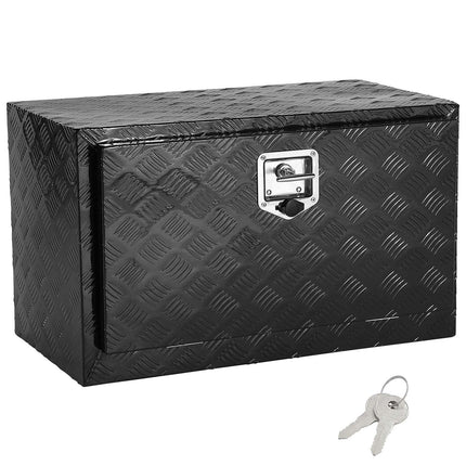 Underbody Truck Tool Box 30 x 14 x 16, Lockable Aluminum Diamond Plate