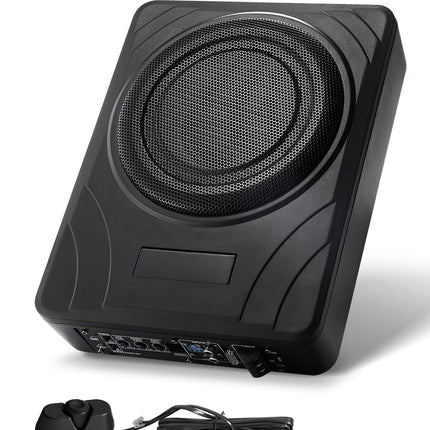 Underseat Car Subwoofer 8 Inch 300W, Built-In Amp
