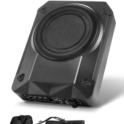 Underseat Car Subwoofer 8 Inch 800W, Built-In Amp