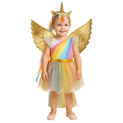 Unicorn Costume for Kids, 3-Piece Set, Size 110-116 cm