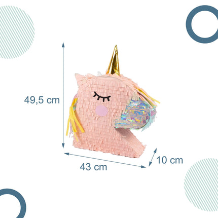 Piñata jednorožec sada – tyč a maska přes oči