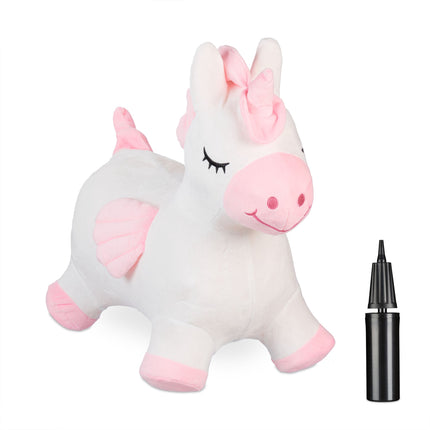 Einhorn Hüpftier mit Mütze