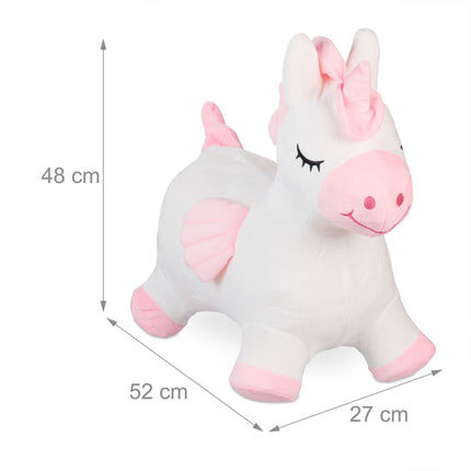 Einhorn Hüpftier mit Mütze