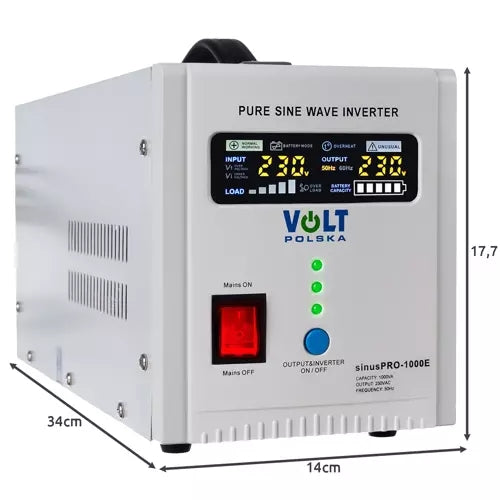 Záložní zdroj UPS SINUS PRO 1000E 12 / 230V