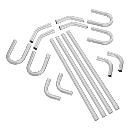 Universal Exhaust Pipe Kit, 16-Piece 2.25 In Slip-Fit