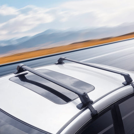 Universal Roof Rack Cross Bars for Bare Roof, 70 kg, Locking