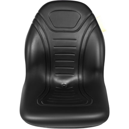 Universal Tractor Seat Replacement, High Back Vinyl, Drain Hole