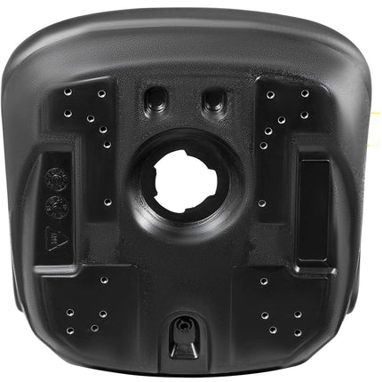 Universal Tractor Seat Replacement, High Back Vinyl, Drain Hole