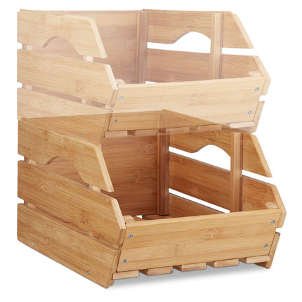 Univerzální stohovací box z bambusu