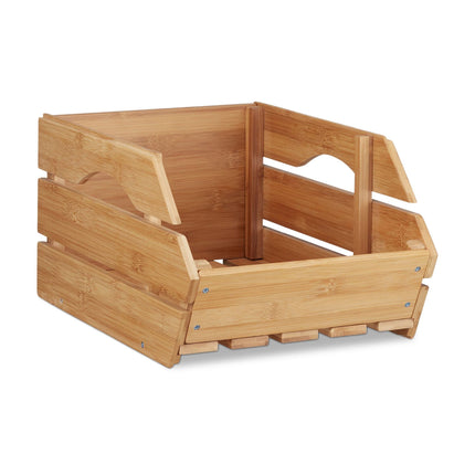 Univerzální stohovací box z bambusu