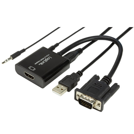 VGA + USB audio -> HDMI