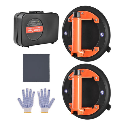 Vacuum Glass Lifter, 8-Inch, 195 kg, 2-Pack Case