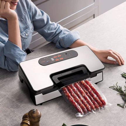 Vacuum Sealer Machine 90 kPa, Stainless Steel, Bag Cutter