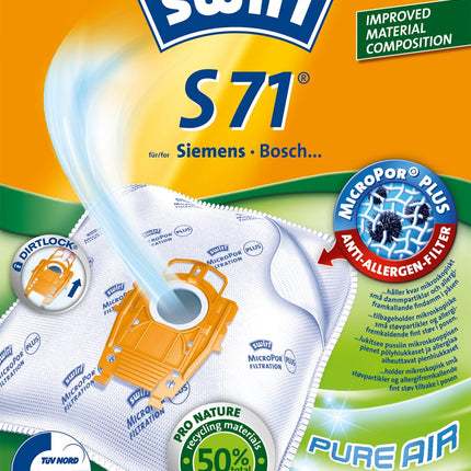 Sáčky do vysavače S71 NOTE 3X4PCS 3PCS DFP