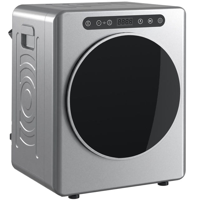 Odvětrávaná sušička prádla 5kg, 1000W, kompaktní, stříbrná