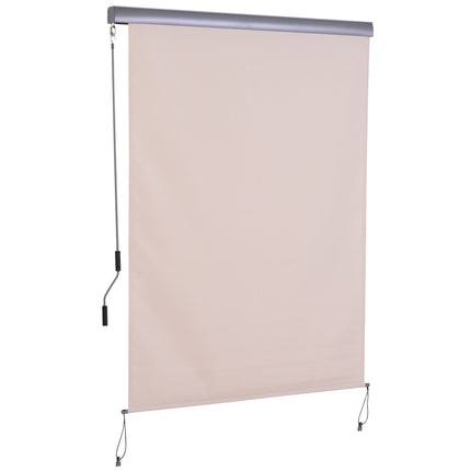 Vertikální markýza, ochrana proti větru a zástěna, 140x250cm krémová