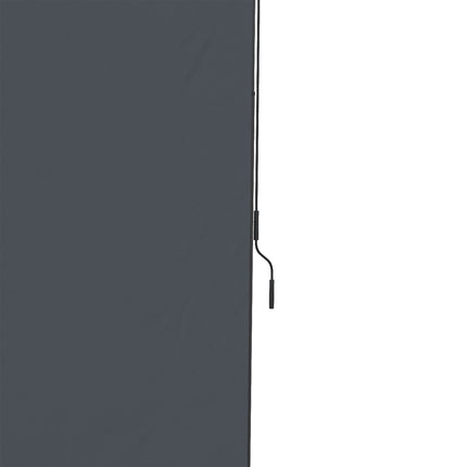 Vertical Awning 200x292 cm, Adjustable Gray Aluminium
