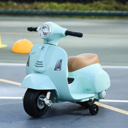 Elektrický skútr Vespa pro děti, 18-36 měsíců, zelená